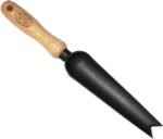DeWit Snake Tongue Trowel, designed for breaking up soil and roots with sharp points. Ideal garden tools for tough soil.
