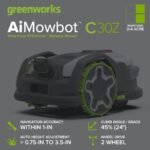 Greenworks AiMowbot C30Z Wire-Free RTKVision Robotic Lawn Mower – 3/4 Acre - Image 2
